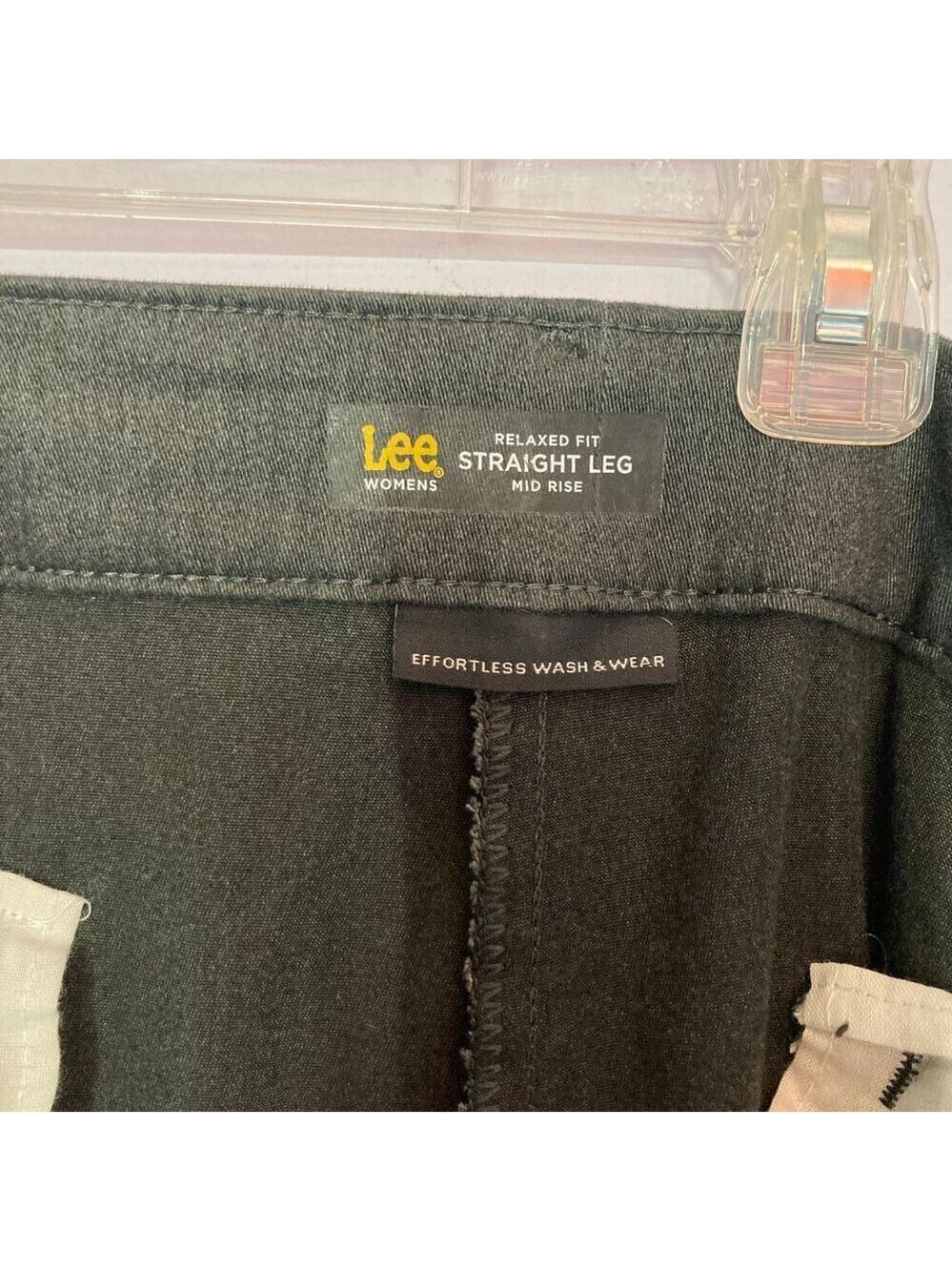 Lee Straight Leg Mid Rise Pant, NWT, Size 30W( (5X) - Picture 6 of 7
